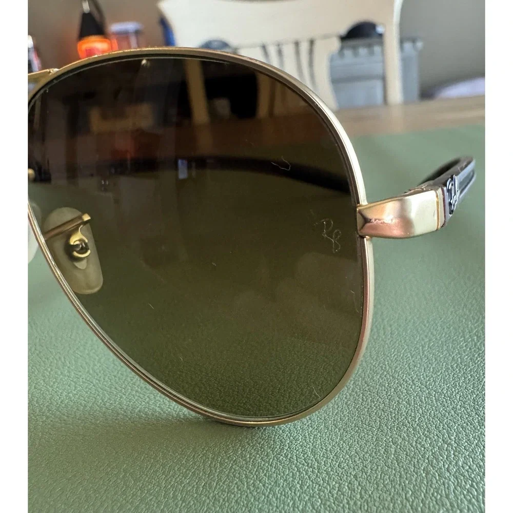 Ray-Ban Aviator RB 8307 112/85 Carbon Fiber Matte Gold 58-14mm Gradient Lenses